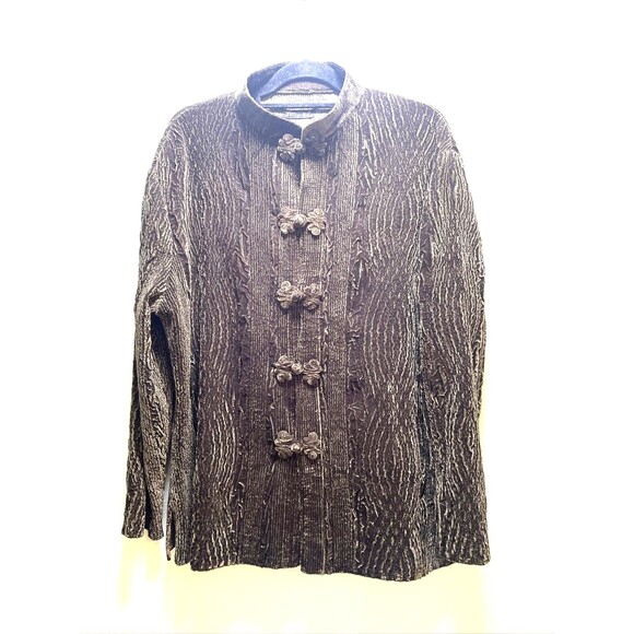Tally Ho Jackets & Blazers - Tally Ho Green Velvet Jacket 2XL Textured Fairy Grunge Witchy Whimsigoth Boho